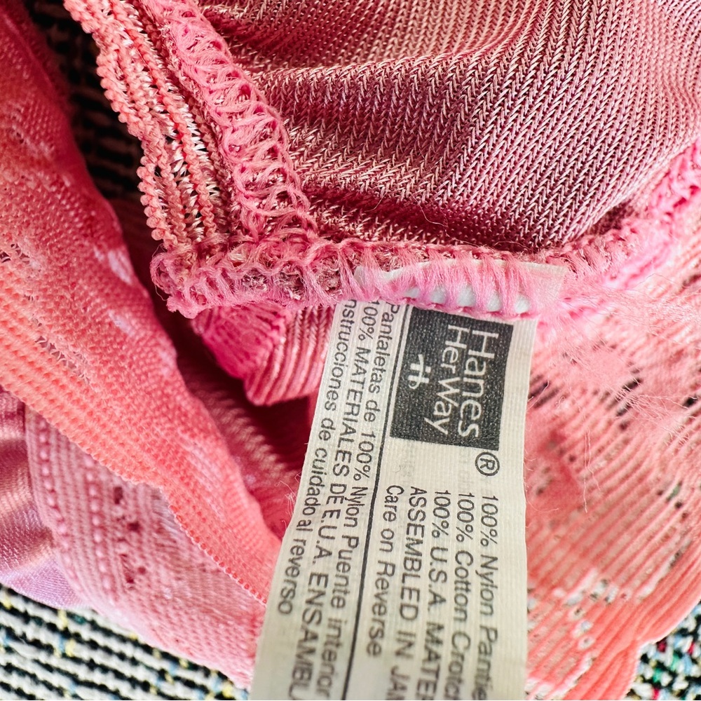 Hanes Her Way Vintage Lace Panties Size 7 - Picture 4 of 5